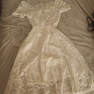 Lace dress with necklace (open to offers!)